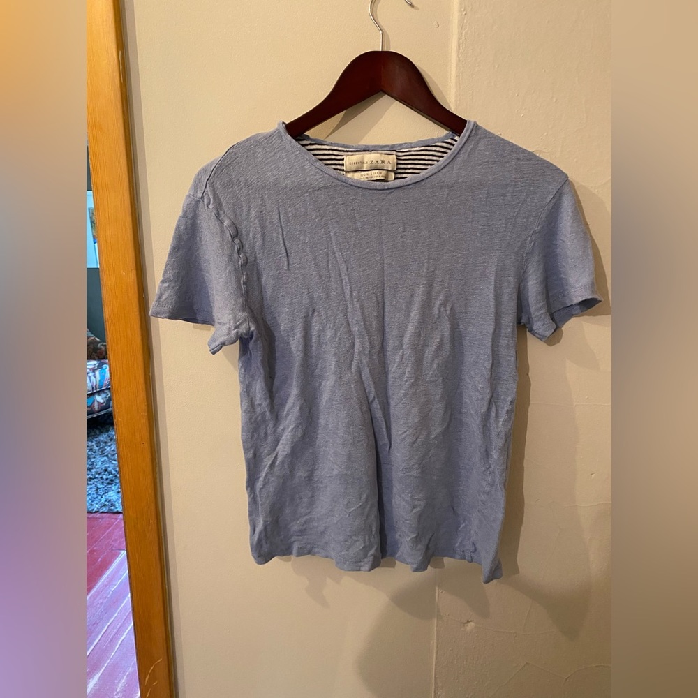 Womens Blue Zara Tee